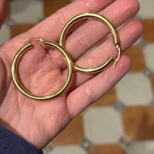 14k Gold Hoop Earrings